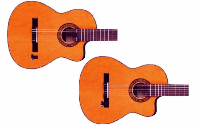 Pastilla para la guitarra clásica serie TB88/CR. TAV.