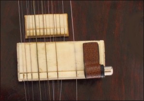 Pastilla pickup sitar. TB88/CR sobre el puente